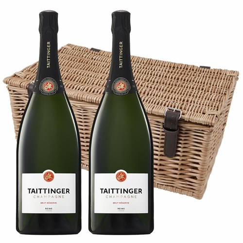 Magnum of Taittinger Brut Champagne 150cl Duo Magnum Hamper (2x150cl)